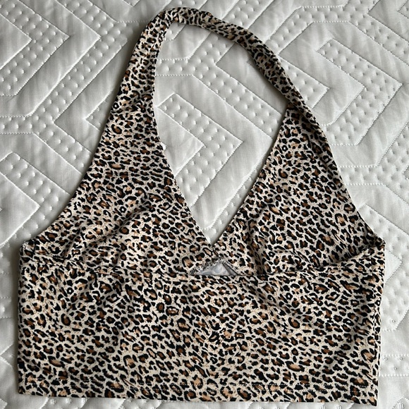 Cheetah Halter Top - Picture 2 of 2